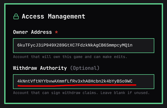 Access management
